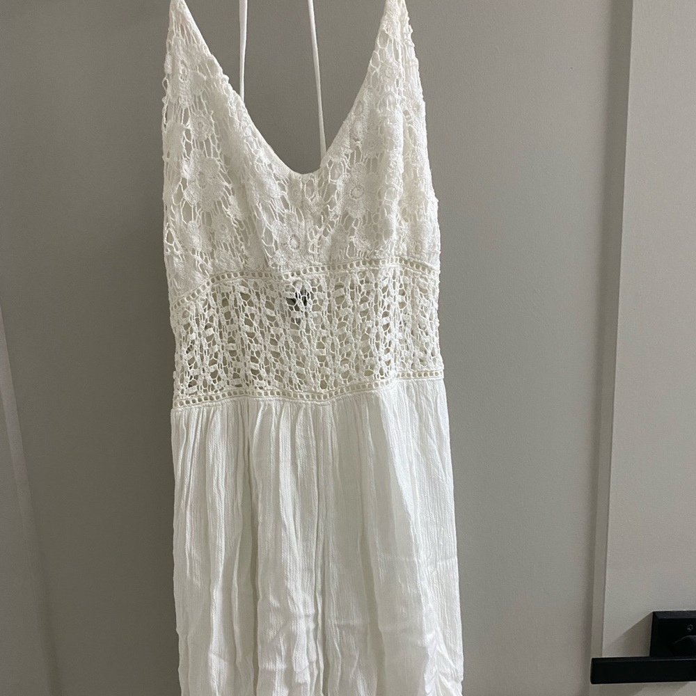 Abercrombie and fitch white romper